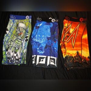 Lot of 3 Ethika Men's Underwear Boxer Brief The Staple Fit Size XL